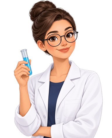 Clara, asistente de química de Base12